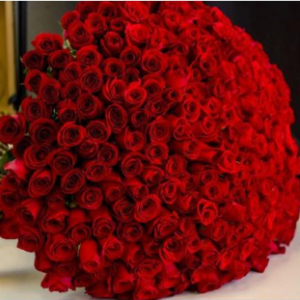 Rose 100 Red Roses- Lovely Fresh Flowers